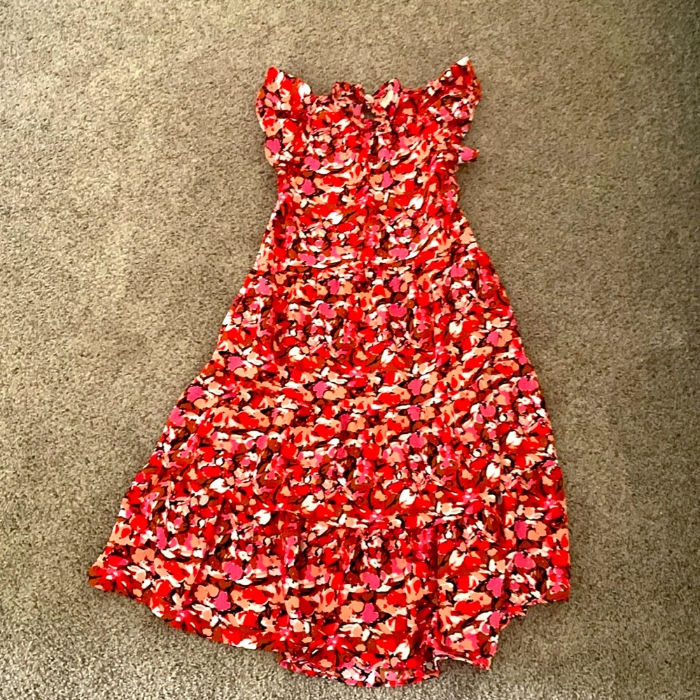 Pinch midi length dress